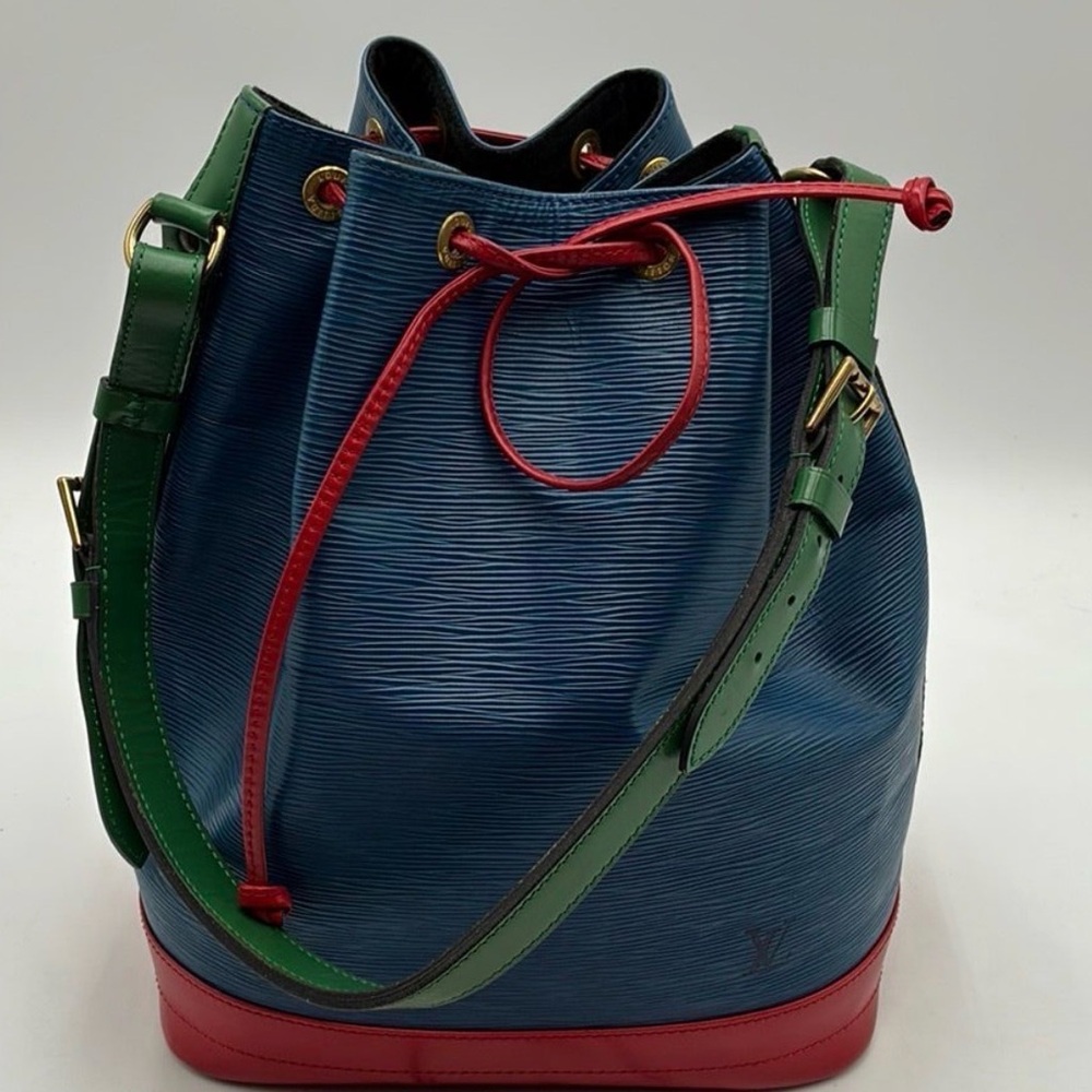 Louis Vuitton Multicolor Noe Epi Leather Shoulder Bag with COA